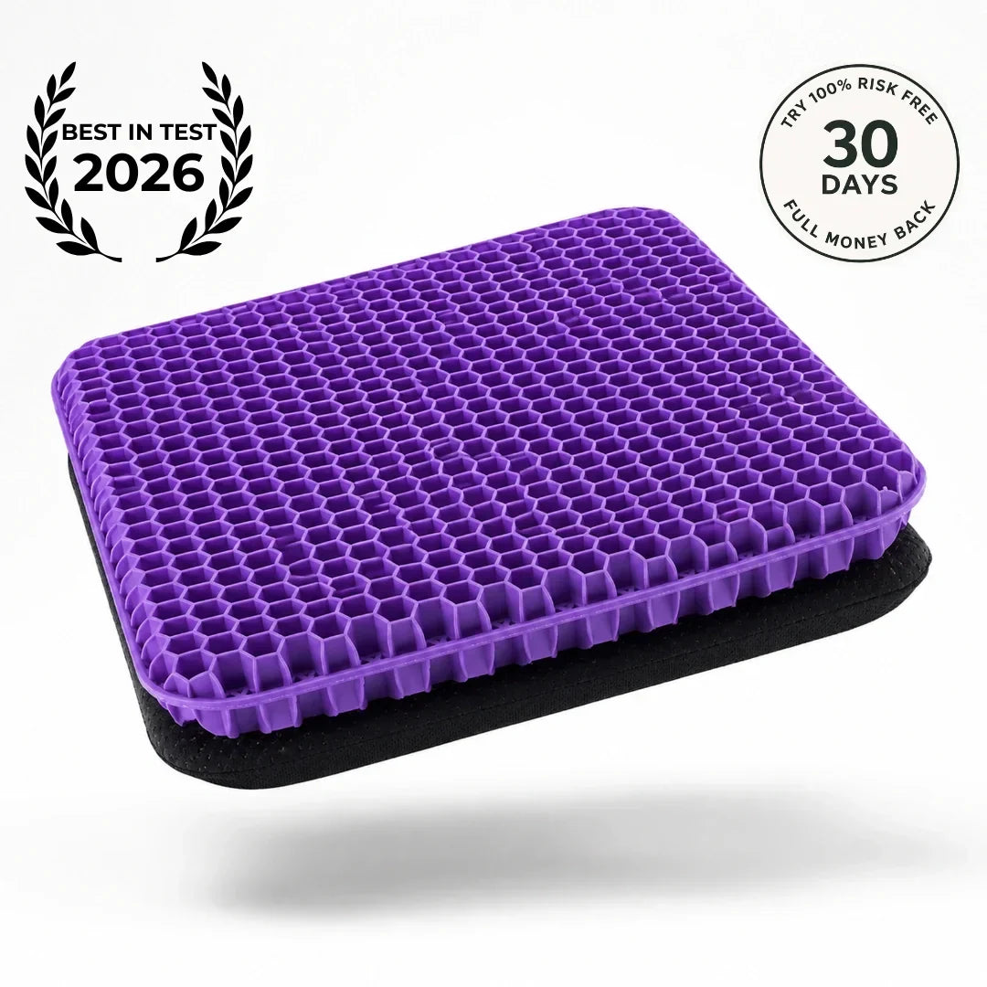 SoftSit Gel Cushion | 5 minutes from stiff to soft, all day long. Just place it and sit.
