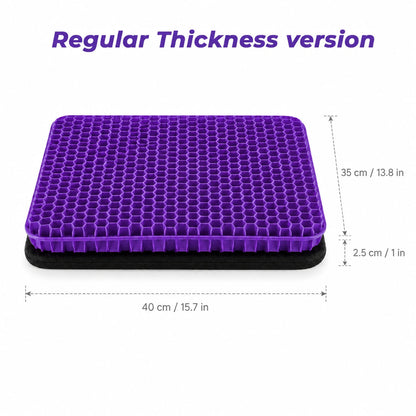 SoftSit Gel Cushion | 5 minutes from stiff to soft, all day long. Just place it and sit.