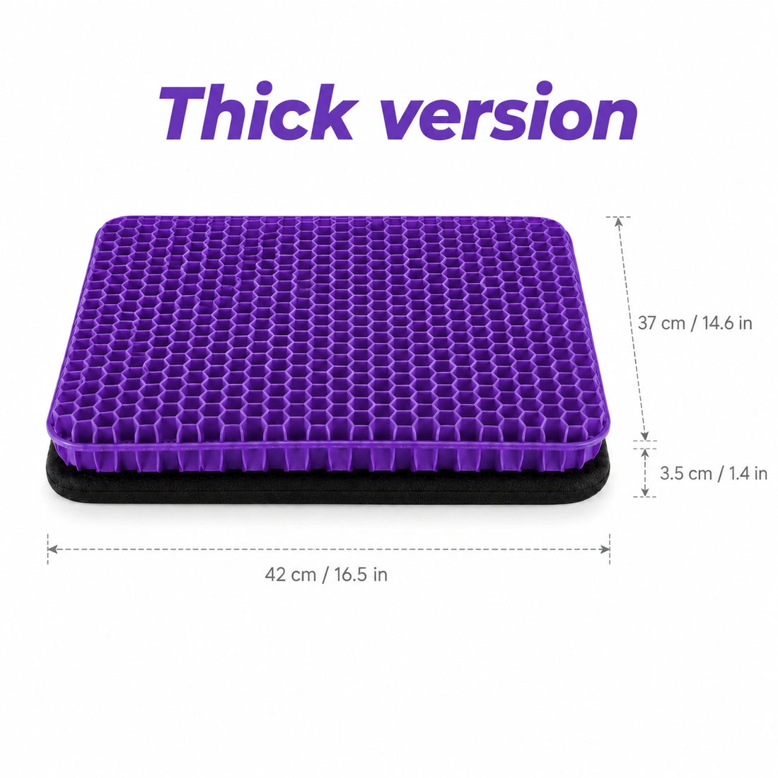 SoftSit Gel Cushion | 5 minutes from stiff to soft, all day long. Just place it and sit.